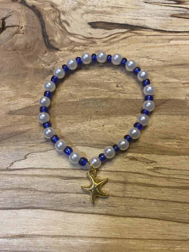 Perles et étoile de mer